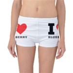 I love blueberry  Reversible Boyleg Bikini Bottoms