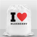 I love blueberry  Drawstring Bag (Small)