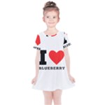 I love blueberry  Kids  Simple Cotton Dress