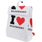 I love blueberry  Flap Top Backpack