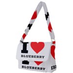 I love blueberry  Full Print Messenger Bag (S)