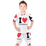 I love blueberry  Kids  Tee and Shorts Set