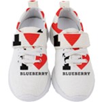 I love blueberry  Kids  Velcro Strap Shoes