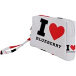 I love blueberry  Wristlet Pouch Bag (Small)