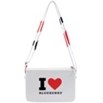 I love blueberry  Double Gusset Crossbody Bag