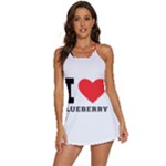 I love blueberry  2-in-1 Flare Activity Dress