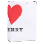 I love blueberry  Playing Cards Single Design (Rectangle) with Custom Box