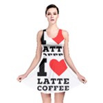 I love latte coffee Reversible Skater Dress