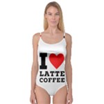 I love latte coffee Camisole Leotard 