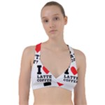 I love latte coffee Sweetheart Sports Bra