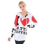 I love latte coffee Tie Up Tee