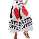 I love latte coffee Women s Satin Palazzo Pants