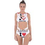 I love latte coffee Bandaged Up Bikini Set 