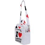 I love latte coffee Crossbody Day Bag