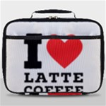 I love latte coffee Full Print Lunch Bag