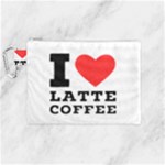 I love latte coffee Canvas Cosmetic Bag (Medium)