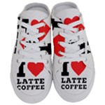 I love latte coffee Half Slippers