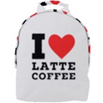 I love latte coffee Mini Full Print Backpack