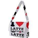 I love latte coffee Full Print Messenger Bag (S)