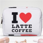 I love latte coffee Make Up Pouch (Medium)