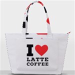 I love latte coffee Back Pocket Shoulder Bag 