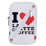 I love latte coffee Belt Pouch Bag (Large)