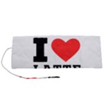 I love latte coffee Roll Up Canvas Pencil Holder (S)