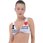 I love latte coffee Ring Detail Bikini Top