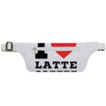 I love latte coffee Active Waist Bag