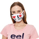 I love latte coffee Crease Cloth Face Mask (Adult)