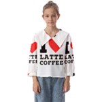 I love latte coffee Kids  Sailor Shirt