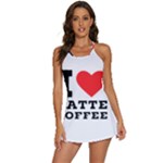 I love latte coffee 2-in-1 Flare Activity Dress