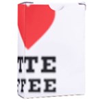 I love latte coffee Playing Cards Single Design (Rectangle) with Custom Box