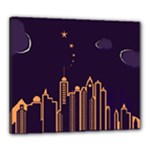 Skyscraper-town-urban-towers Canvas 24  x 20  (Stretched)