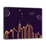 Skyscraper-town-urban-towers Deluxe Canvas 20  x 16  (Stretched)