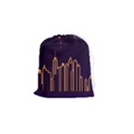 Skyscraper-town-urban-towers Drawstring Pouch (Small)