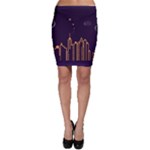 Skyscraper-town-urban-towers Bodycon Skirt