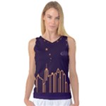 Skyscraper-town-urban-towers Women s Basketball Tank Top