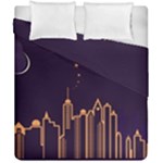 Skyscraper-town-urban-towers Duvet Cover Double Side (California King Size)