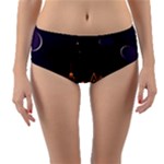 Skyscraper-town-urban-towers Reversible Mid-Waist Bikini Bottoms