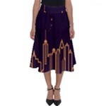 Skyscraper-town-urban-towers Perfect Length Midi Skirt