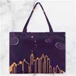 Skyscraper-town-urban-towers Zipper Medium Tote Bag