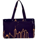 Skyscraper-town-urban-towers Canvas Work Bag