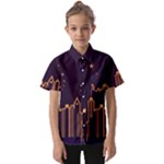 Skyscraper-town-urban-towers Kids  Short Sleeve Shirt