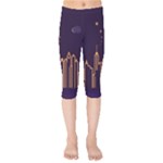 Skyscraper-town-urban-towers Kids  Capri Leggings 