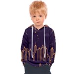 Skyscraper-town-urban-towers Kids  Overhead Hoodie