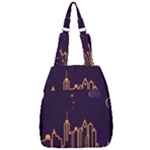 Skyscraper-town-urban-towers Center Zip Backpack