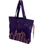 Skyscraper-town-urban-towers Drawstring Tote Bag