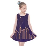 Skyscraper-town-urban-towers Kids  Summer Dress