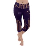 Skyscraper-town-urban-towers Lightweight Velour Capri Yoga Leggings